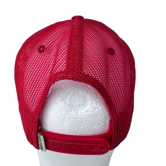 2022 Brixton Enjoy Coke Trucker Hat Red Adjustable Snapback Cap - Picture 3 of 12